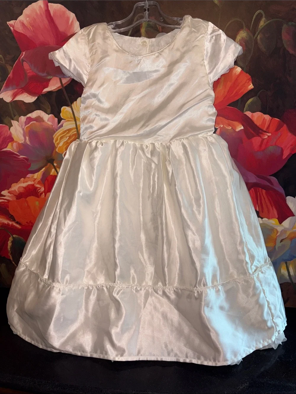 NWOT Gymboree White Rosette Party Dress